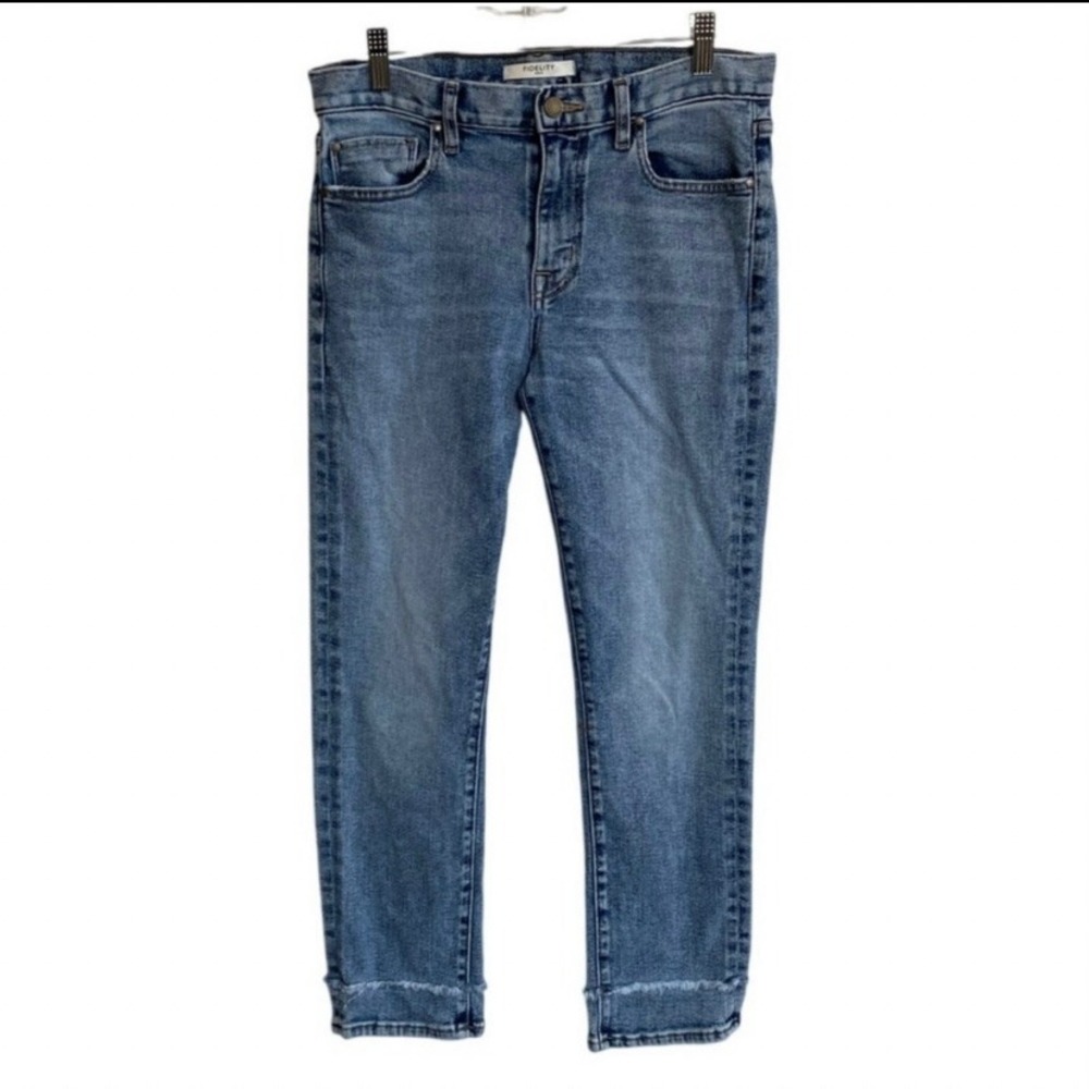 Fidelity Denim Women's Dream Oh Boy! Working Class‎ SAMPLE Cropped Denim 30X27